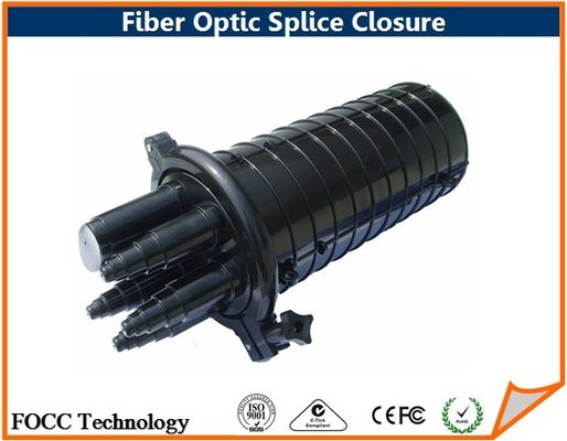 China Rubber Ring Fiber Optic Splice Closure Joint Box For Aerial-Hanger , Small Volume supplier